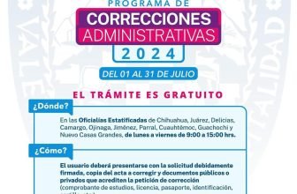 Correcciones Administrativas en el Registro Civil
